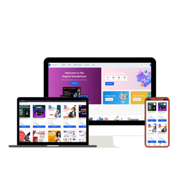 ReadyMade Digital Product Website